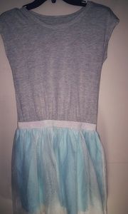 Tween girl gap tee dress with tutu